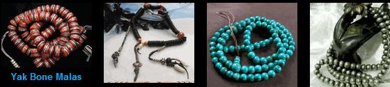 tibetan malas, handmade turquoise malas