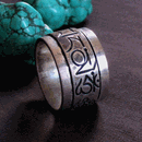 om mantra ring